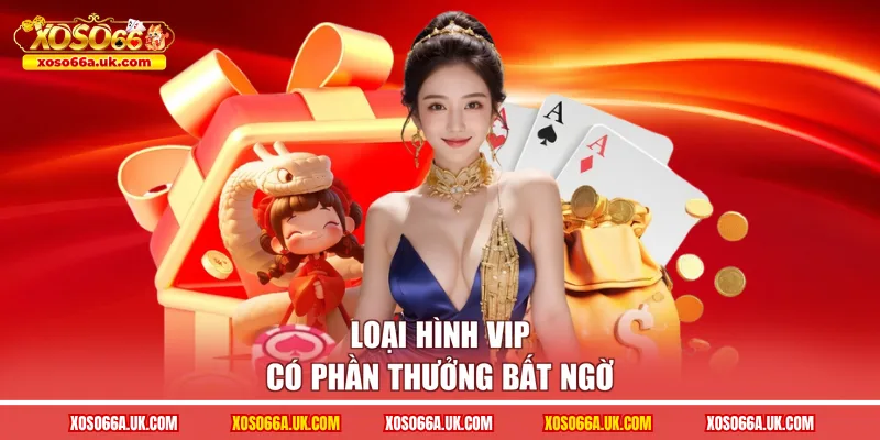 Loại hình VIP có phần thưởng bất ngờ